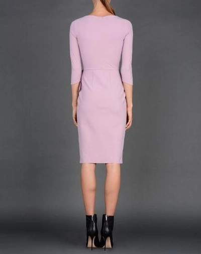 Shop Chiara Boni La Petite Robe Knee-length Dress In Lilac