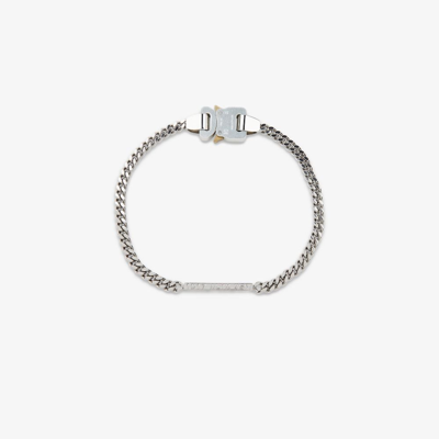 Shop Alyx Silver-plated Buckled Necklace