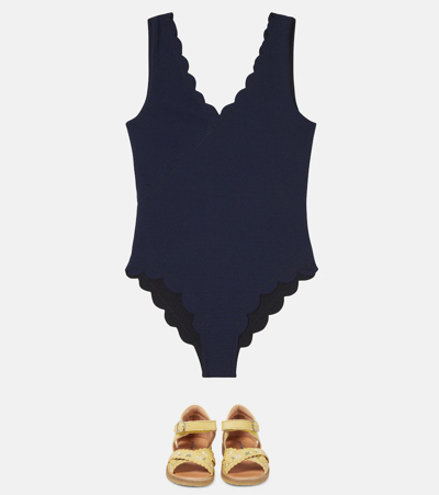 Shop Marysia Bumby Canyon Point Swimsuit In Black