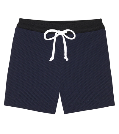 Shop Marysia Bumby Mid-rise Swim Trunks In Navy