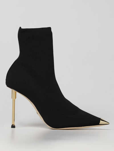 Shop Elisabetta Franchi Heeled Booties  Woman Color Black