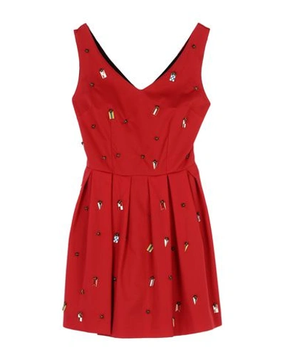 Ainea Short Dress In Red