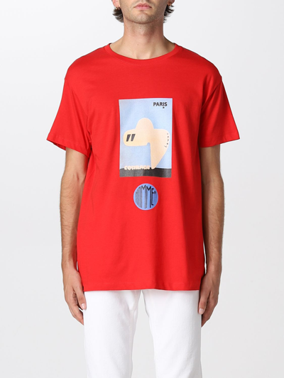 Shop Daniele Alessandrini T-shirt  Men In Red