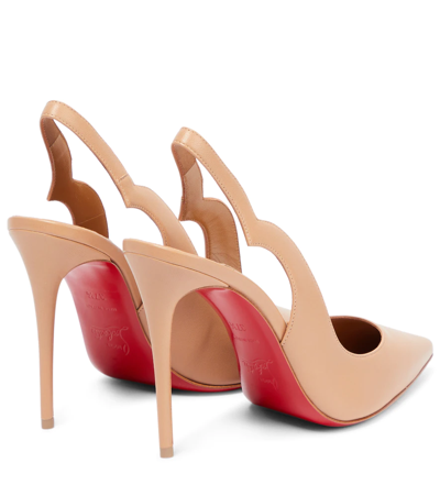 Shop Christian Louboutin Nudes Hot Chick Leather Pumps In Nude 3/lin Nude 3