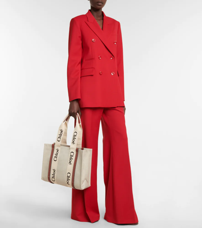 Chloé Woody Medium Canvas Tote