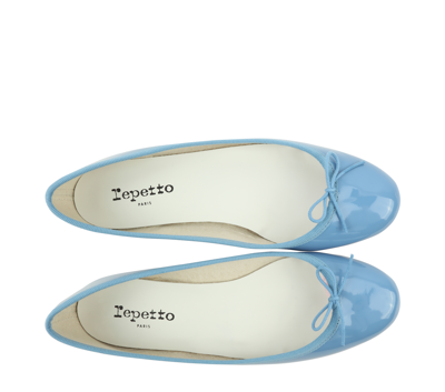 Shop Repetto Cendrillon Ballerinas In Blue Horizon