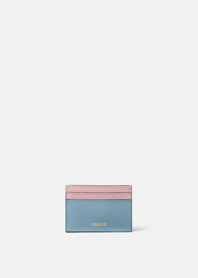 Shop Versace La Medusa Card Case, Female, Light Blue+pink, One Size