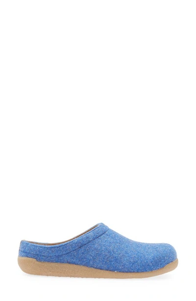 Sanita Lodge Wool Felt Slipper In Jeans
