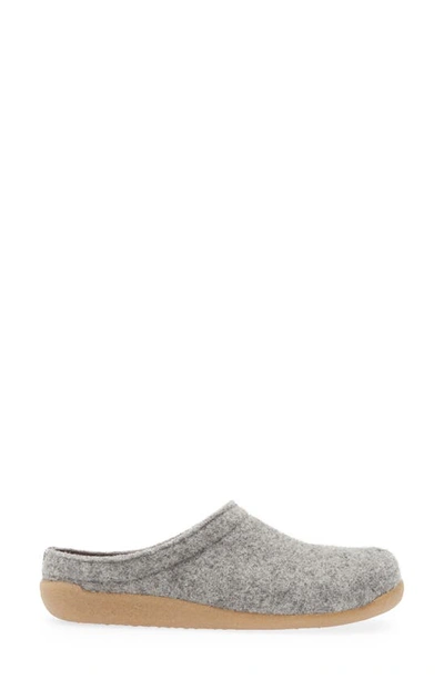 Sanita Lodge Wool Felt Slipper In Slate