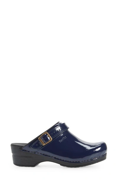 Shop Sanita Estelle Polka Dot Clog In Blue