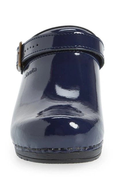Sanita Estelle Polka Dot Clog In Blue