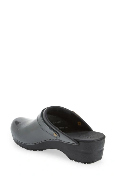 Sanita Estelle Polka Dot Clog In Steel