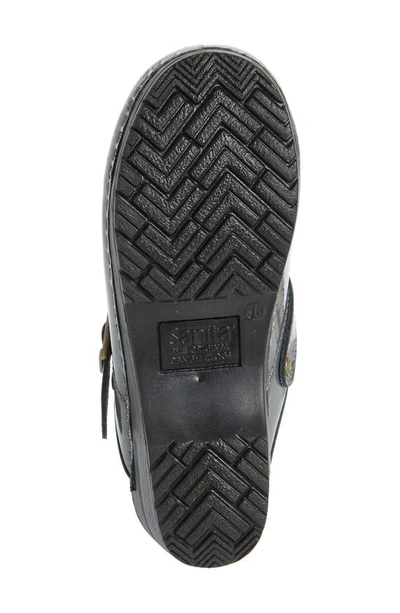 Sanita Estelle Polka Dot Clog In Steel