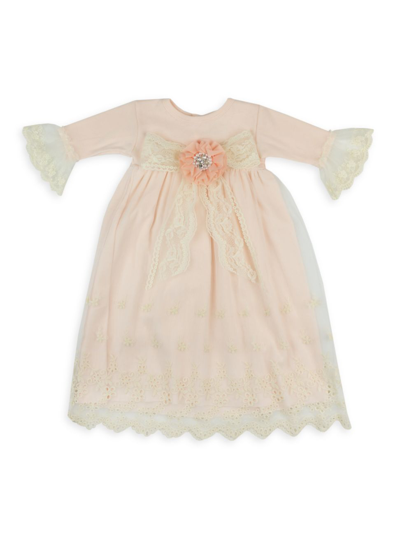 Shop Haute Baby Baby Girl's Sweet Angel Gown In Pink