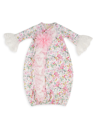 Shop Haute Baby Baby Girl's Pinklalicious Gown In Neutral