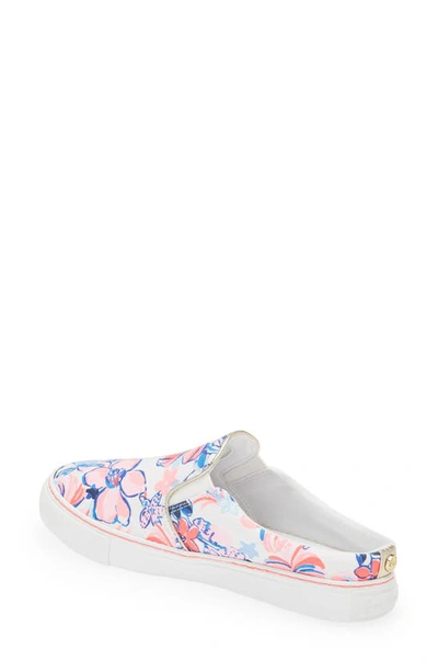 Shop Lilly Pulitzer Julie Floral Mule Sneaker In Resort White Party Lobstar