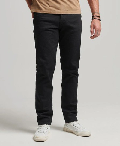 Superdry Men's Organic Cotton Slim Straight Jeans Black / Venom Washed  Black - Size: 33/32 | ModeSens