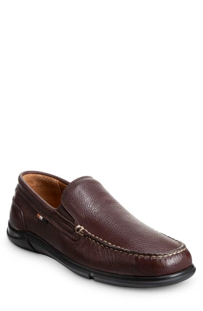 Shop Allen Edmonds Miles Venetian Loafer In Brown Leather