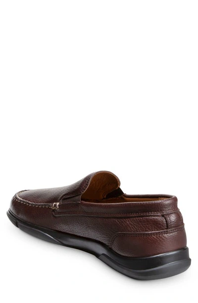 Shop Allen Edmonds Miles Venetian Loafer In Brown Leather