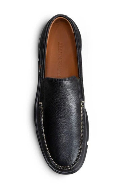 Shop Allen Edmonds Miles Venetian Loafer In Black Leather