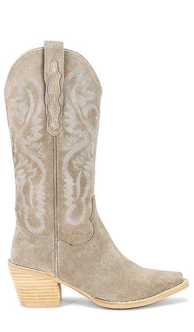 Shop Jeffrey Campbell Dagget Boot In Taupe