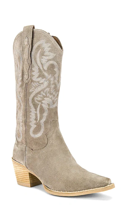 Shop Jeffrey Campbell Dagget Boot In Taupe