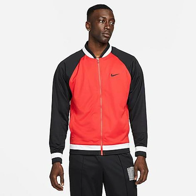 Nike Dri fit Men s Basketball Jacket In Red ModeSens