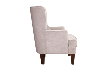 Shop Moe's Home Collection Prince Arm Chair Gray Velvet