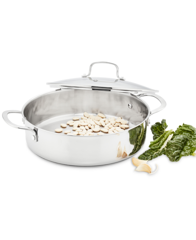 Shop The Cellar Stainless Steel 5-qt. Covered Everyday Pan, Created For Macy's