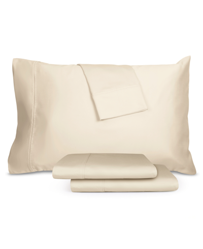 Shop Aq Textiles Celliant Performance Cotton Blend 400 Thread Count 4 Pc. Sheet Set, Queen In Tan