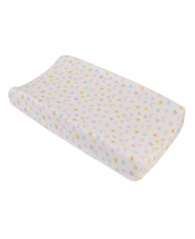 Shop Nojo Happy Days Super Soft Contoured Changing Pad Cover In Pink