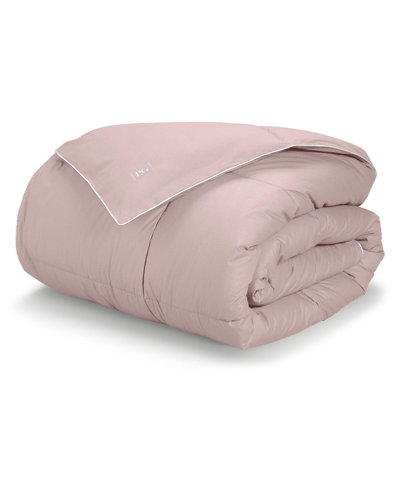 Shop Pillow Gal All Season Gel Fiber Down-alternative Comforter, Full/queen In Pink