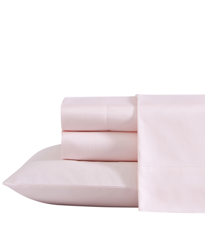 Laura Ashley Closeout!  800 Thread Count Cotton Sateen Blend 4-pc. Sheet Set, Queen In Delicate Pink