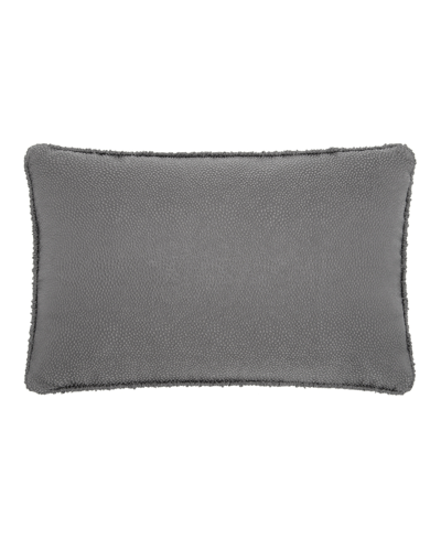 Rose Tree Norwich Decorative Pillow, 13" X 19" In Pewter