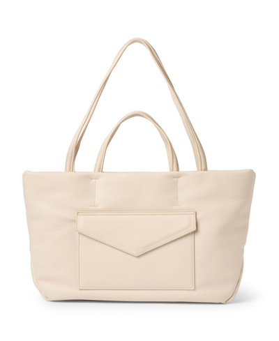 Shop Urban Originals Women's Flower Bomb Tote Bag In Creme