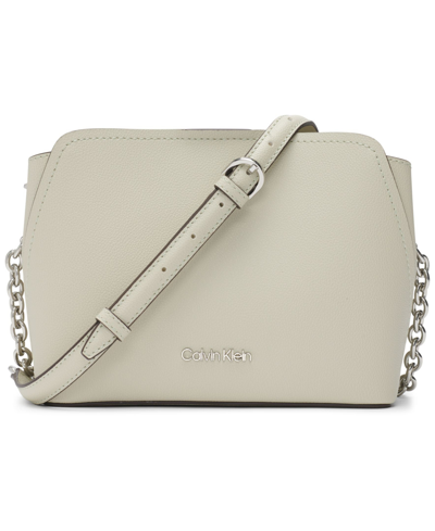 Shop Calvin Klein Hailey Crossbody In Pelican