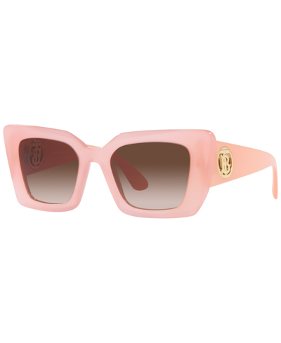 Shop Burberry Women's Sunglasses, Be4344 Daisy In Pink