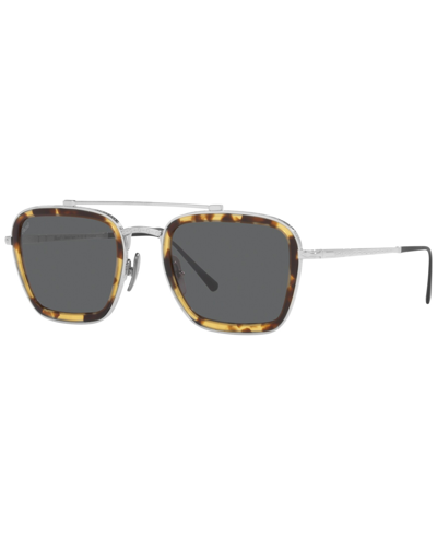 Shop Persol Unisex Sunglasses, Po5012st 51 In Silver-tone