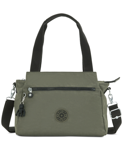 Kipling Elysia Satchel In Green Moss