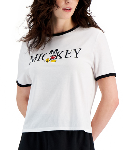 Shop Disney Junior's Mickey Mouse Graphic T-shirt In White