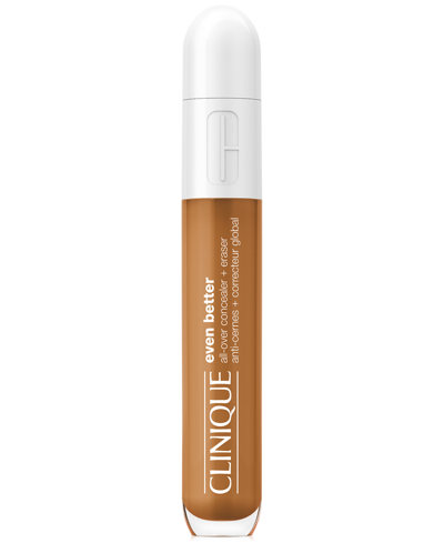 Shop Clinique Even Better All-over Concealer + Eraser, .2 Oz. In Amber