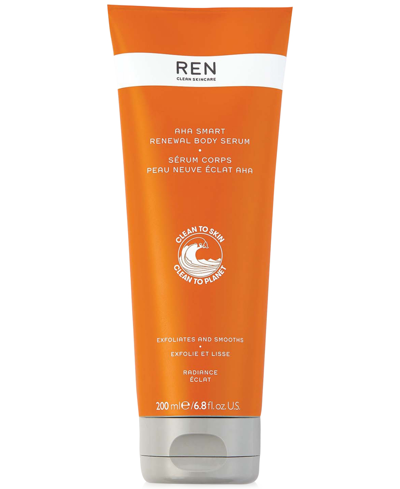 Shop Ren Clean Skincare Aha Smart Renewal Body Serum