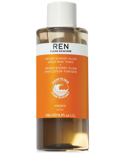 Shop Ren Clean Skincare Ready Steady Glow Daily Aha Tonic In No Color