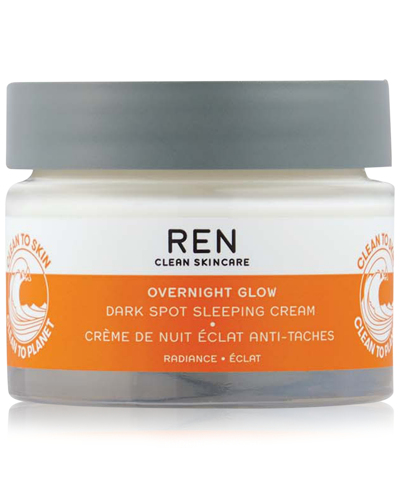 Shop Ren Clean Skincare Overnight Glow Dark Spot Sleeping Cream