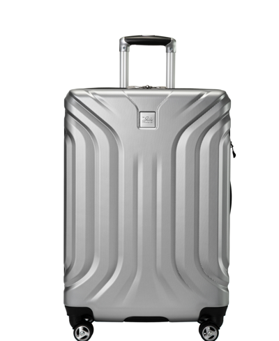 Shop Skyway Nimbus 4.0 24" Hardside Medium Check-in Suitcase In Shiny Silver
