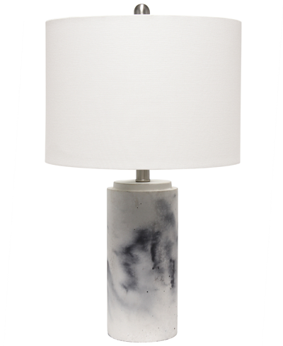 Shop Lalia Home Marbleized Table Lamp In White