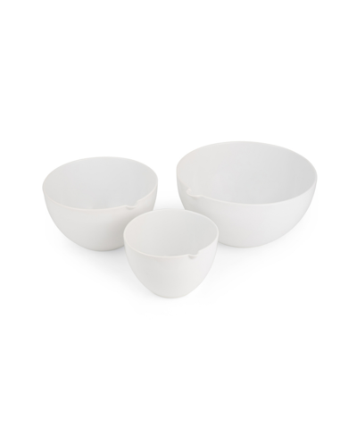Shop Nambe Duets Nesting Mixing Bowls Set, 3 Piece In White
