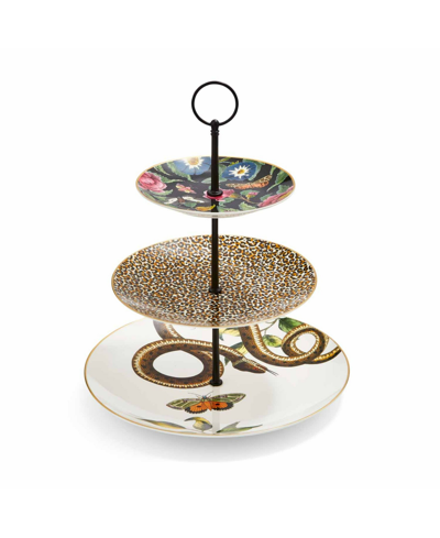 Spode Creatures Of Curiosity 3-tier Cake Stand In Assorted Colors