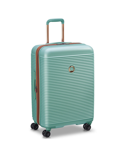 Shop Delsey Closeout!  Freestyle 24" Expandable Spinner Upright Suitcase In Almond