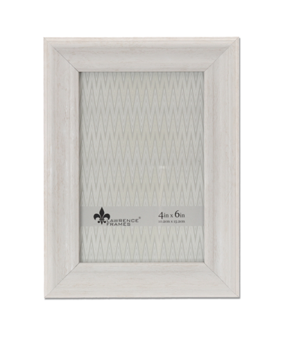 Lawrence Frames Newport Picture Frame, 4" X 6" In White